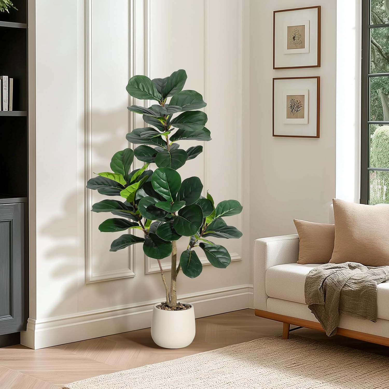 4 ft Fiddle Leaf Fig Tree Arti - огляд і ціна Fiddle Leaf Fig