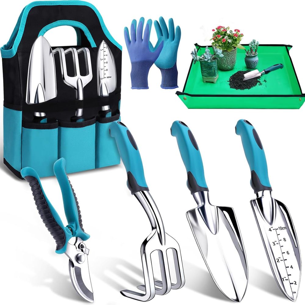 Durable 7-Piece Gardening Tool - огляд і ціна Repotting Mat