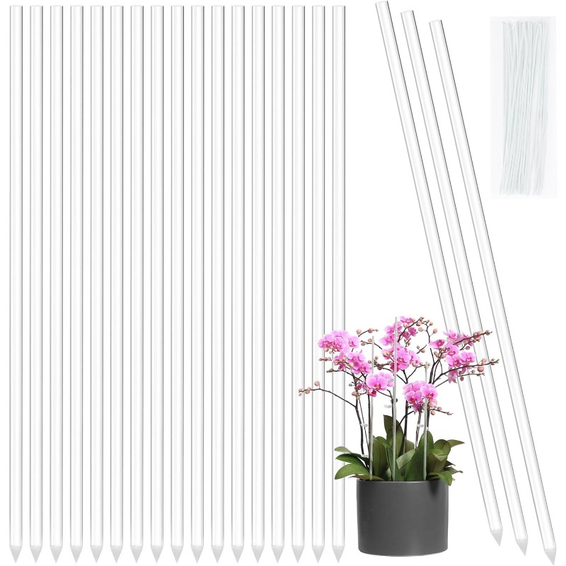 Reusable Clear Flower Support  - огляд і ціна Plant Support Stake